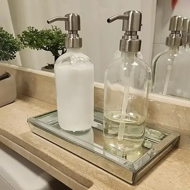 Glass Pump Bottles