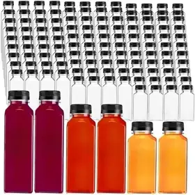 Square Plastic Dispensing Bottles view 1