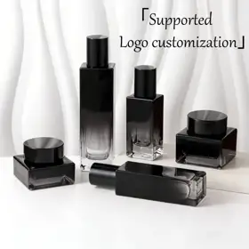 Gradient Glass Cosmetic Jars view 1