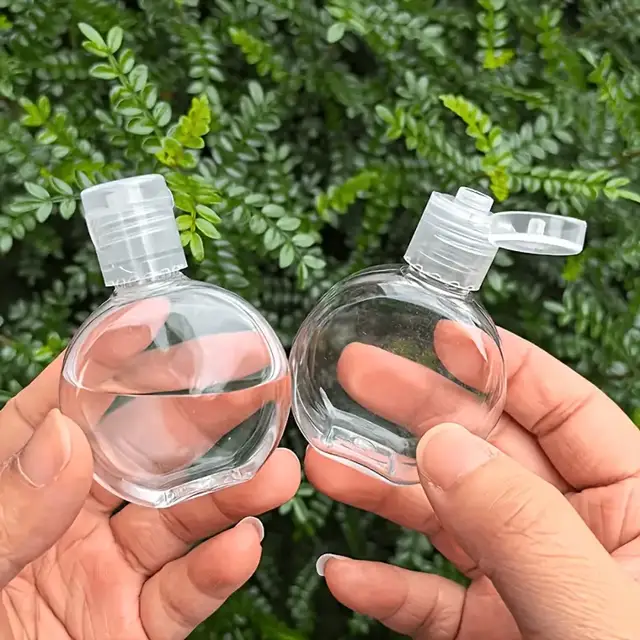 Flip-Top Plastic Squeeze Bottles