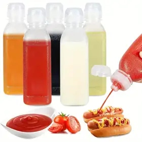 Flip-Top Plastic Dispensing Bottles