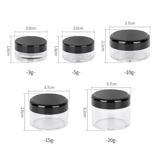 Plastic Cosmetic Jars view 2