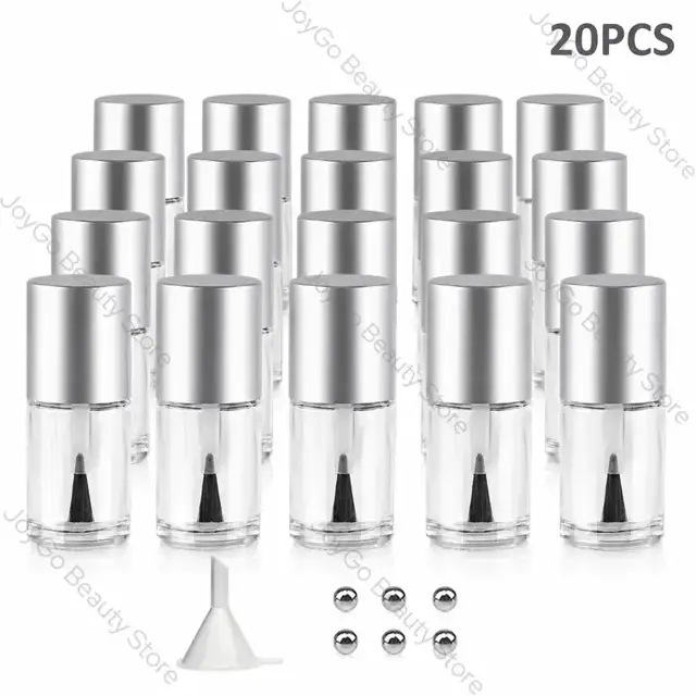 Glass Nail Polish Bottles