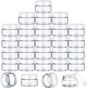 Plastic Cosmetic Jars