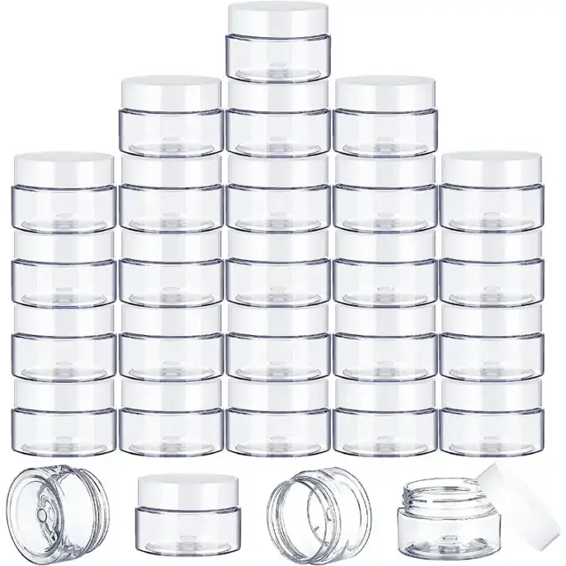 Plastic Cosmetic Jars