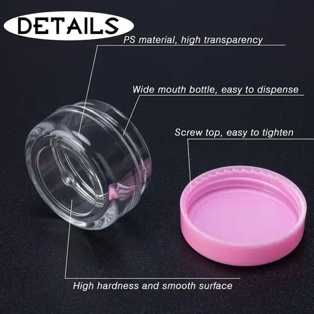 Plastic Cosmetic Jars view 2