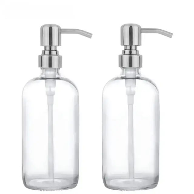 Glass Pump Bottles