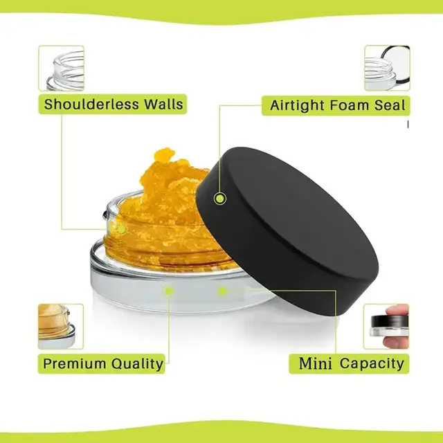 Glass Lip Balm Pots view 2