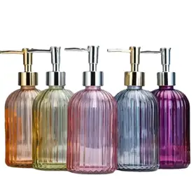 Glass Lotion Bottles view 1