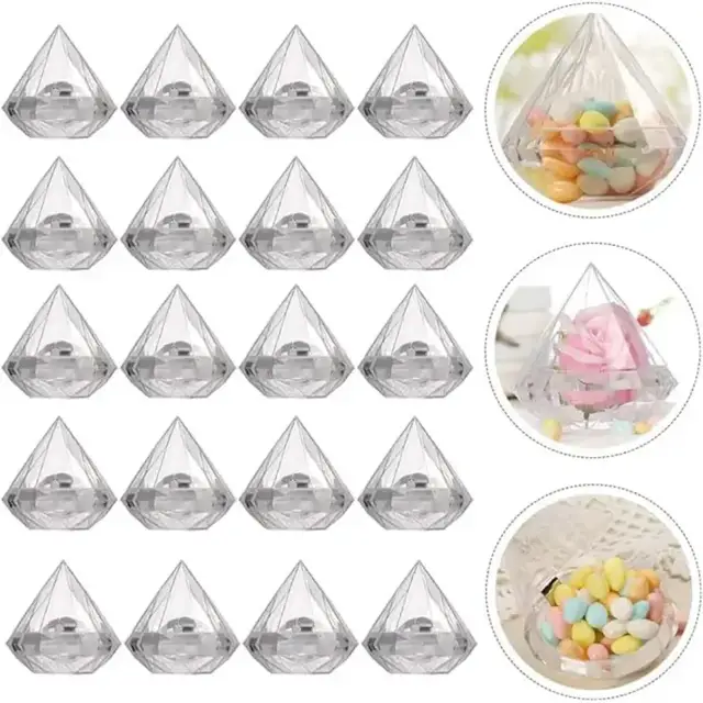 Diamond-Shaped Cosmetic Jars