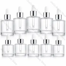 Frosted Glass Dropper Bottles