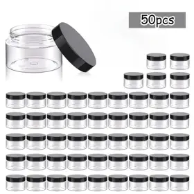 Plastic Cosmetic Jars