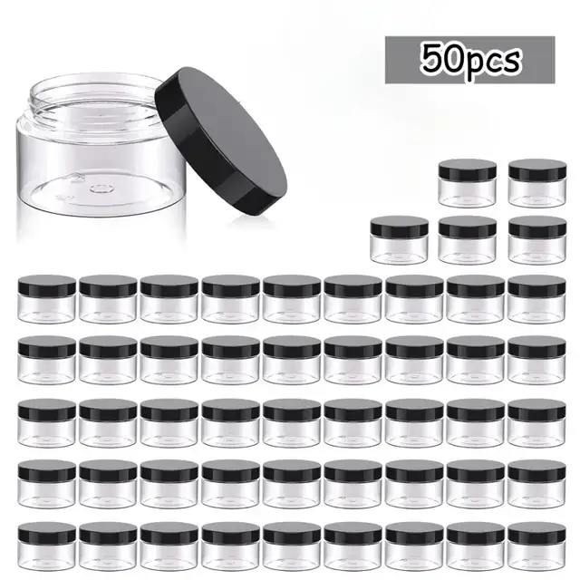 Plastic Cosmetic Jars