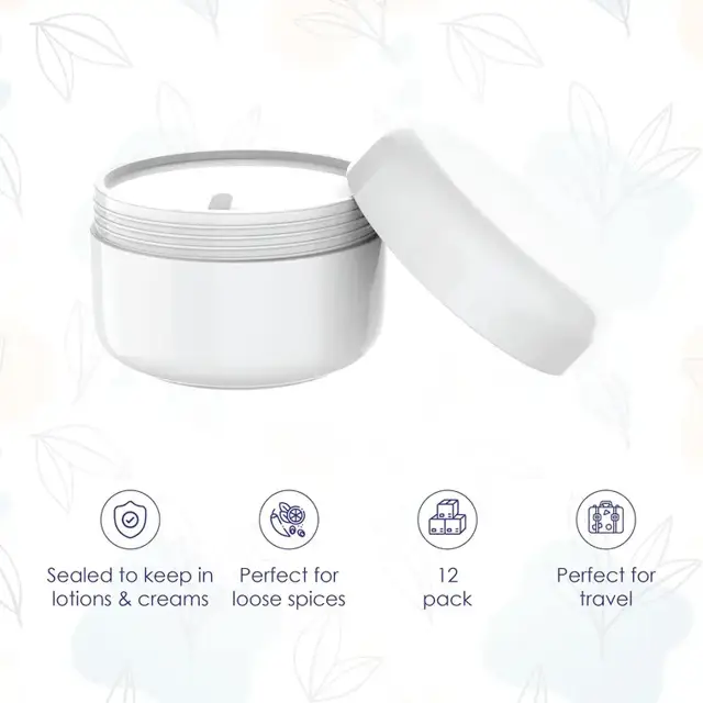 Plastic Cosmetic Jars view 2