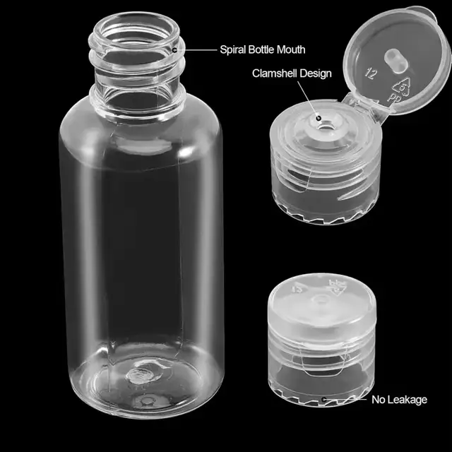 Flip-Top Plastic Squeeze Bottles view 2