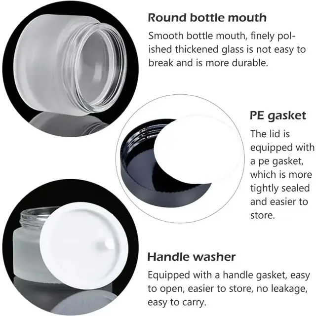 Glass Cosmetic Jars view 2