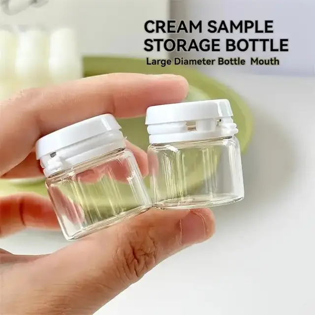 Glass Cosmetic Jars