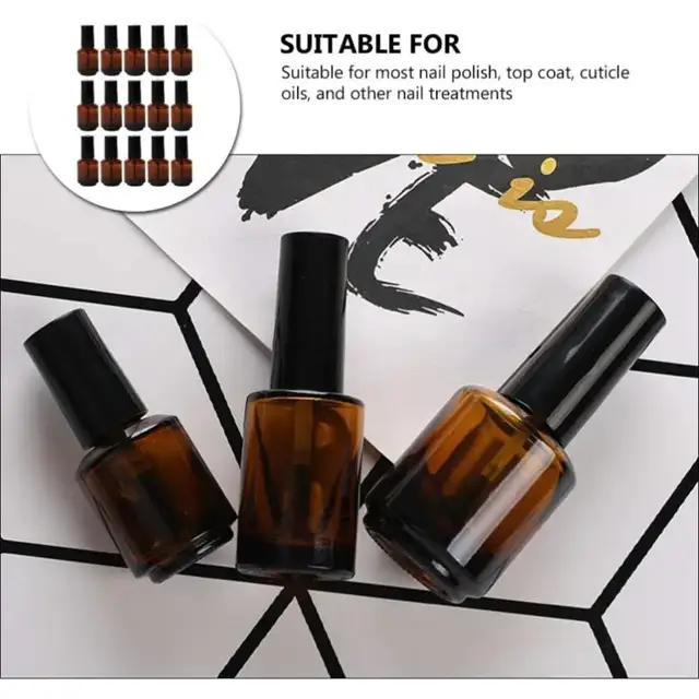 Glass Nail Polish Bottles view 2
