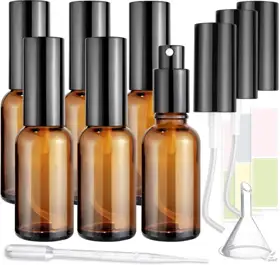 Amber Glass Fine Mist Spray Bottles view 1