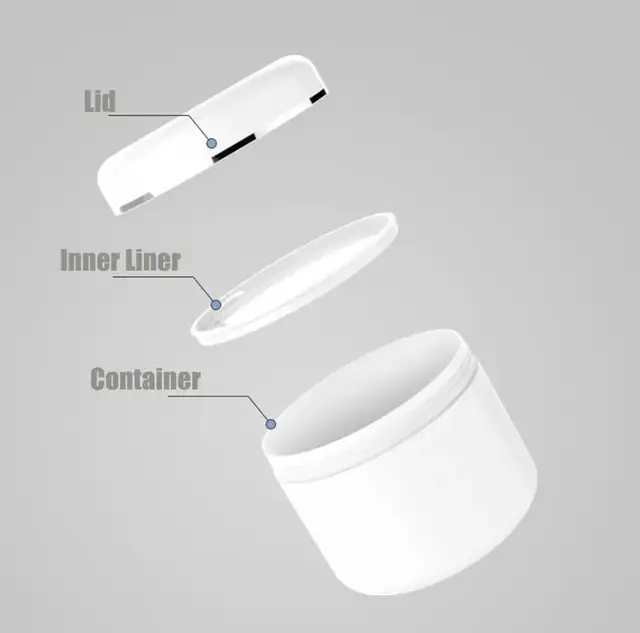 Plastic Cosmetic Jars view 2