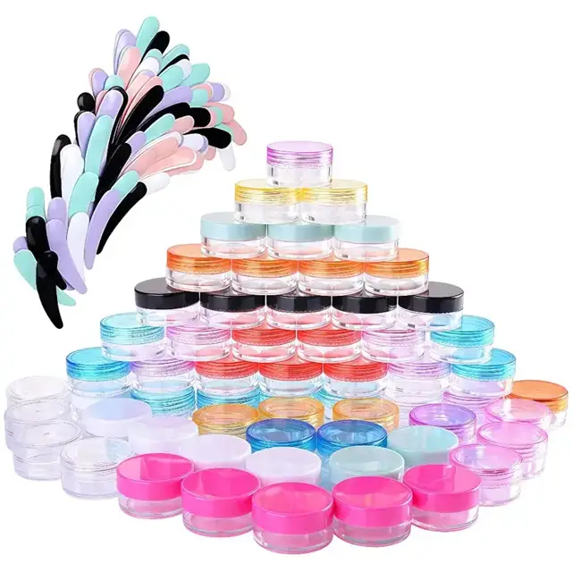 Plastic Cosmetic Jars view 2