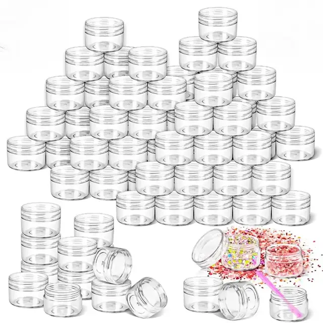 Plastic Cosmetic Jars