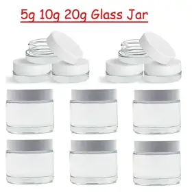 Glass Lip Balm Pots