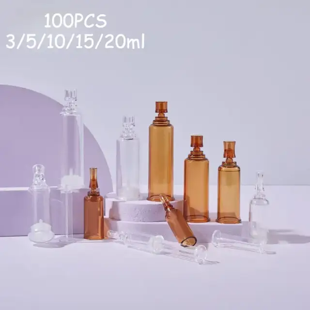 Amber Cosmetic Jars