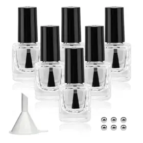 Glass Nail Polish Bottles