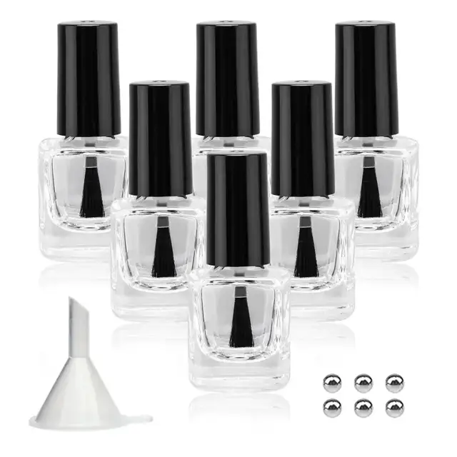 Glass Nail Polish Bottles