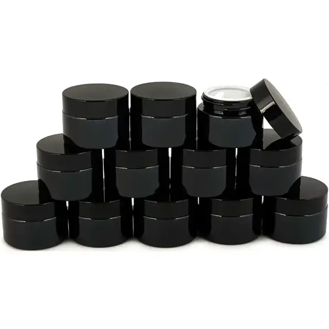 Glass Cosmetic Jars