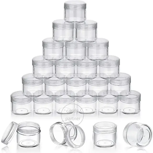 Plastic Cosmetic Jars