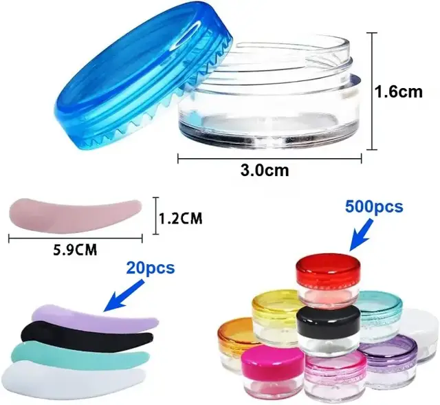 Plastic Cosmetic Jars view 2