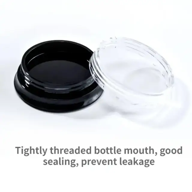 Black Mini Acrylic Jars view 2