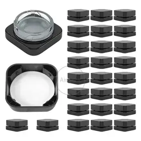 Square Glass Cosmetic Jars view 1