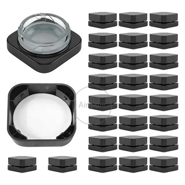 Square Glass Cosmetic Jars