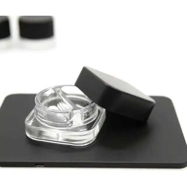 Square Glass Lip Balm Pots view 2
